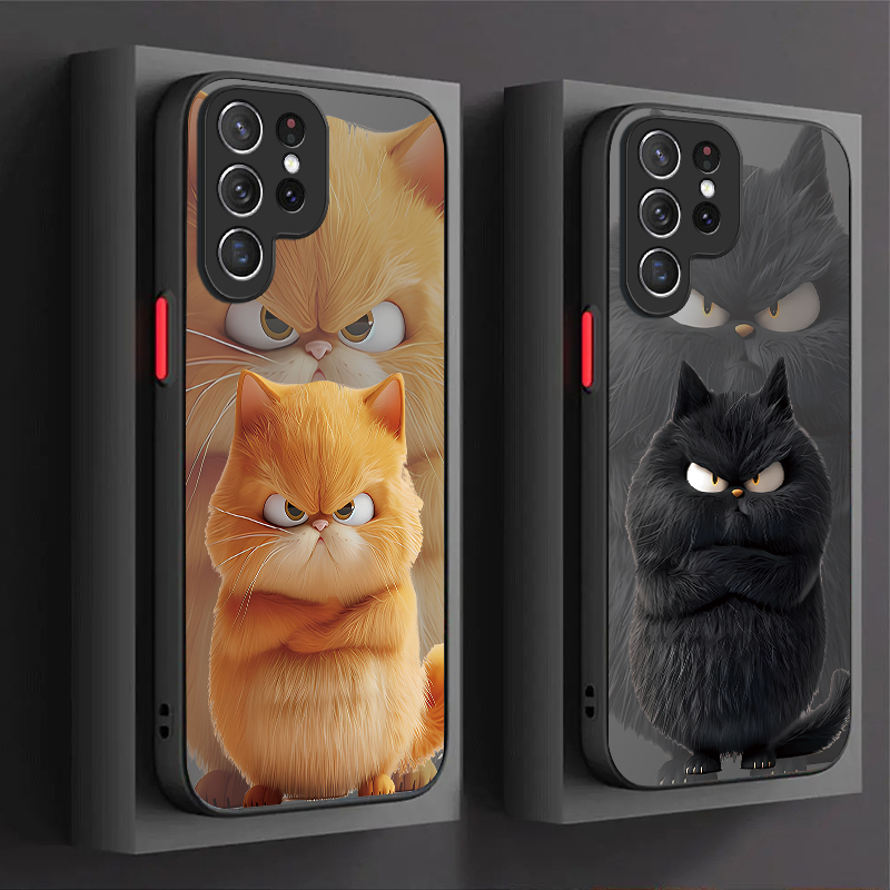 Phone Cases Galaxy A16 5G - Coque style couple chat en colère